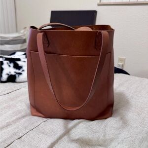 Madewell Leather Tote Bag